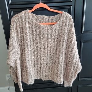 Cozy Knit Sweater in Tan